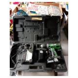 Hitachi 18v Drill With Case, Charger, 2 Batteries