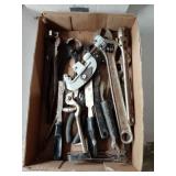 Assorted Tools- Crescent Wrenches, Pipe Cutter,