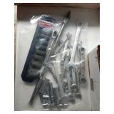 Wrenches, Ratchets, And Sockets, 1/4" & 1/2"