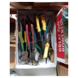Assorted Tools- Pliers, Nippers, Tin Snips,