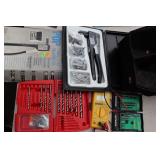 Rivet Tool Nib, Sperry Meter, Drill Bits, Case.