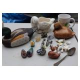 Duck Decor And Silver Spoon.