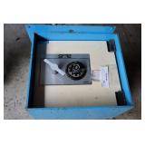 Vintage Stats Steel Floor Safe With Combo