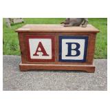 Wooden Toy Trunk, Blackfoot River Craftsmen