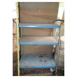Blue Metal Utility Cart, Plant Stand Light Weight.