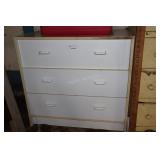 Pressed Wood Clothes Dresser. Used Outside.