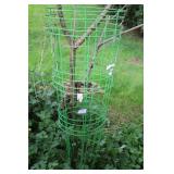 4 Green Plant Baskets.