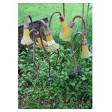 Set Of Yard Night Lights, Untested.