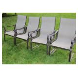 4 Lawn Arm Chairs.