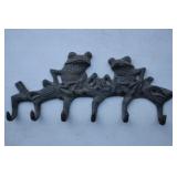Two Frogs Hanging Out With Your Keys, Cast Iron