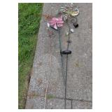 Metal Garden Art Stakes- Peacock, Flower, Bee