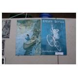 2 Thin Metal Signs- Cycles Sirius, Bristol