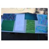 7 Pieces Of Fremont Sheetglass, Green Is 18.5"x16"