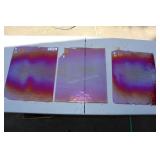 3 Pieces Of Bullseye Sheet Glass, 17"x20"