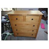 Wood Dresser, 2 Over 3 Drawer, 32x18x41t