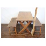 Childrens Picnic Set, Table And Benches