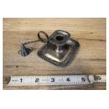 Sterling Silver Personal Bedside Oil Lamp, Miniatu