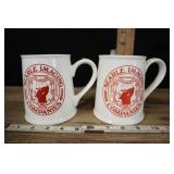 Pair Of Stein Mugs Searle Imaging Companies, Ct Sy