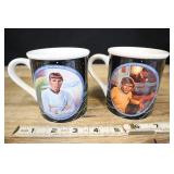 Vintage Star Trek Collectors Mugs, Mr. Spock Scien