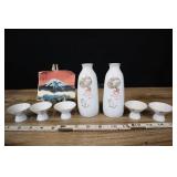 Sake Set, 2 Sake Bottles With 5 Cups
