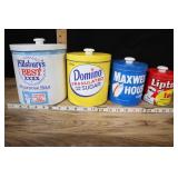 Vintage Kitchen Advertising Canisters, Pillsbury