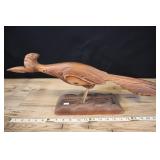 Carved Wooden Roadrunner