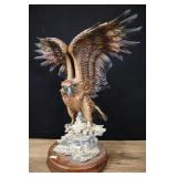 Giuseppe Armani Eagle On Rock Statue