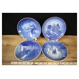 Bing & Grondahl Collector Plates, Set Of 4