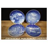 Bing & Grondahl Collector Plates, Set Of 4