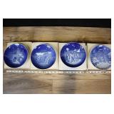 Bing & Grondahl Collector Plates, Set Of 4, With O