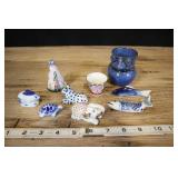 Assorted Porcelain And Pottery Smalls; Figurines,