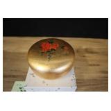 Gold & Red Lacquerware Bowl, In Original Box