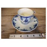 Blue & White Delft Tea Cup & Saucer