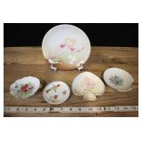 Hand Painted Ring Tray, Plates, Soap Dish