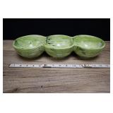 Ceramic Peapod Serving Dish