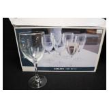 Wine Goblets, Set Of 12, New In Box