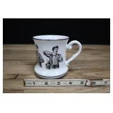 Vintage Mustache Cup