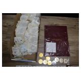 Assorted Coins And Coin Holders, New