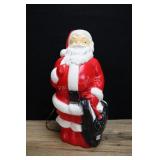 Vintage Lighted Santa Claus Blow Mold, 1960s