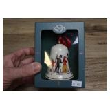 Lenox Porcelain Silver Bells Bell, In Box