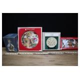 Holiday Plates & Ornaments, New In Package