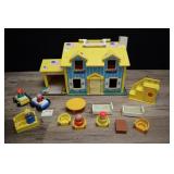 1969 Fisher Price Family Play House- Complete With