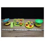 Vintage Fisher Price Play Ground Set; With Kids, S