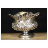 Miniature Footed Sterling Silver Bowl, Unmarked