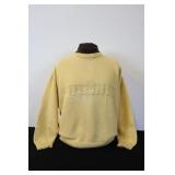 Vtg Purdue Large 100% Cotton Sweater, Yellow