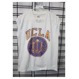 Vtg Ucla Tank Top T-shirt, Large, White