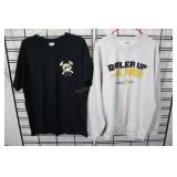2 Purdue University T-shirt And Sweatshirt,large