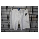 New White Prudue Sweatshorts, Large