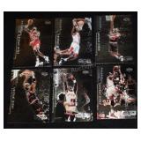 Michael Jordan - 6 Black Diamond Cards - 1, 2, 11,
