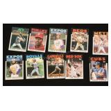 10 Vintage Baseball Cards